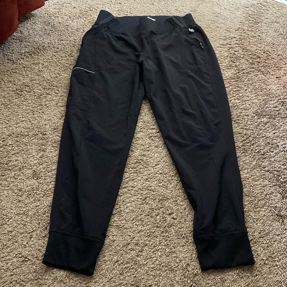 Black scrub pants